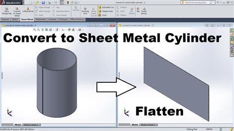 sheet metal parts pdf|solidworks convert to sheet metal.